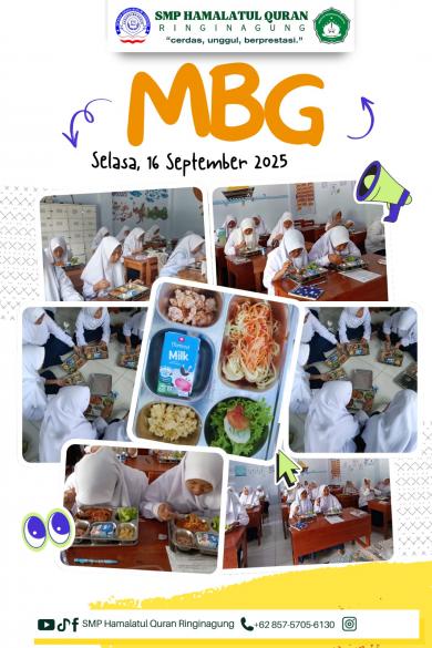 ✨ “MBG Dorong Semangat Belajar di SMP Hamalatul Quran Ringinagung: Hafalan Kuat, Prestasi Hebat!”